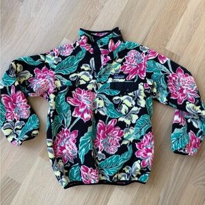 Patagonia Synchilla Snap-T Fleece Pullover Floral Print Women's XS